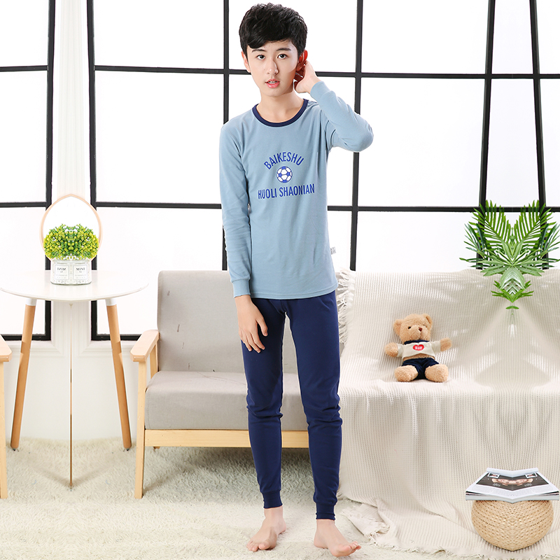 Childrens mùa thu quần áo bộ đồ lót cotton mùa xuân mùa thu / mùa đông nam 3-15 tuổi và phụ nữ trong các trẻ em lớn quần mùa thu thiết bông.