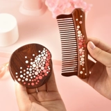 谭木匠 Подарочная коробка падает British Lite -custom Wood Comb Creat