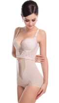 Midvein body long bra triangle high waist belly lift hip plastic pants two-piece set beauty salon supplier