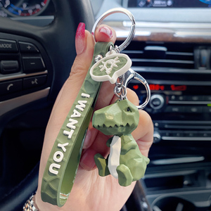 几何切面钥匙扣网红书包挂饰汽车钥匙挂件