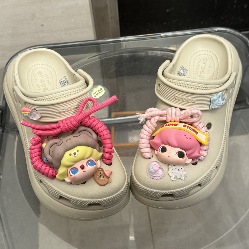 Crocs Shoe Accessories Bubble Mart Decorative Parts Shoe Buckle Set DIY Crocs Compatible Shoe Charms