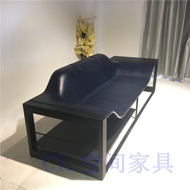 Đơn giản hiện đại thiết kế nội thất Sofa câu lạc bộ biệt thự sợi thủy tinh có hình dạng đồ nội thất khách sạn tủ sách sofa