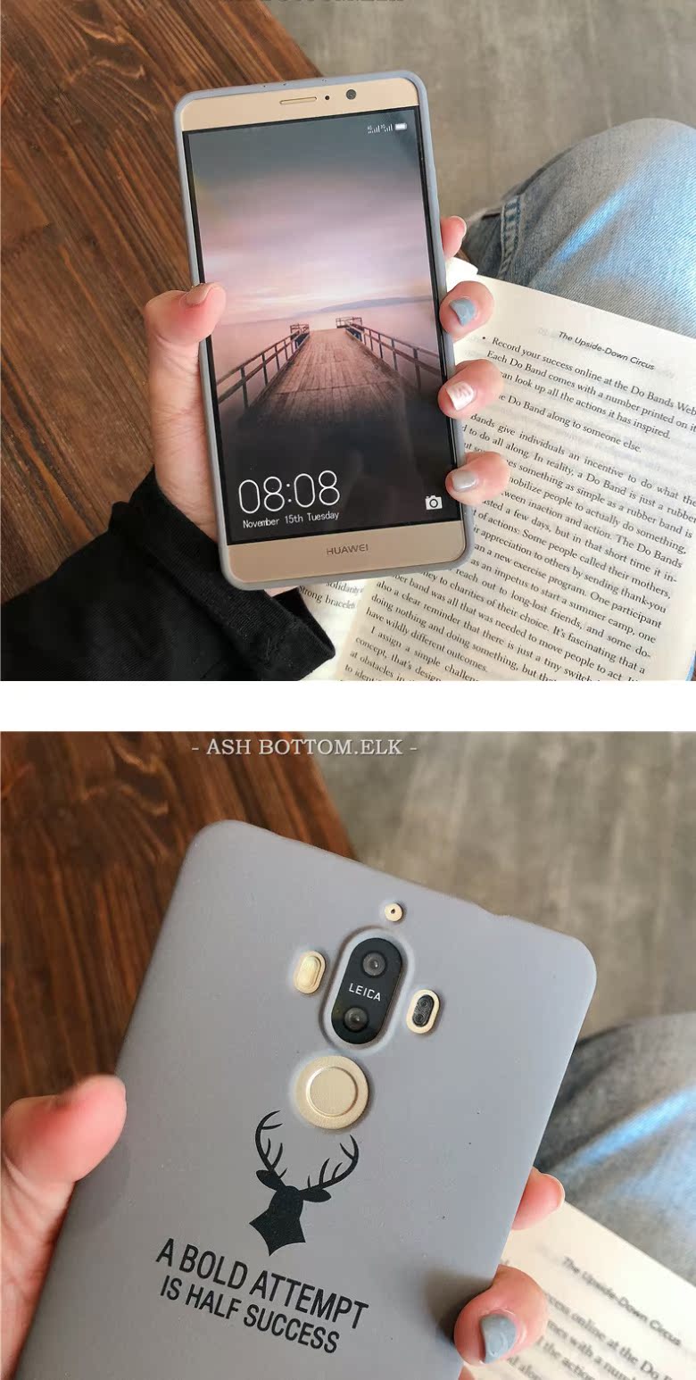 Huawei MATE9pro vỏ điện thoại di động mate8 vỏ bảo vệ MATE7 vỏ mềm mờ mate10PRO cá tính đơn giản MATE9 nam và nữ cặp đôi nai sừng xám mới Nhật Bản và đá cát mate20pro - Phụ kiện điện thoại di động ốp lưng oppo a5s