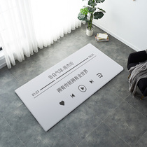 Nordic carpet Bedroom full of cute rooms ins wind net red living room coffee table Sofa bed head side mat customization