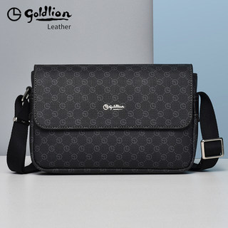 Goldlion Single Shoulder Bag Men's Crossbody Bag 2026 New Horizontal Style Men's Chest Bag Men's Bag for Commuting and Travel Small Backpack