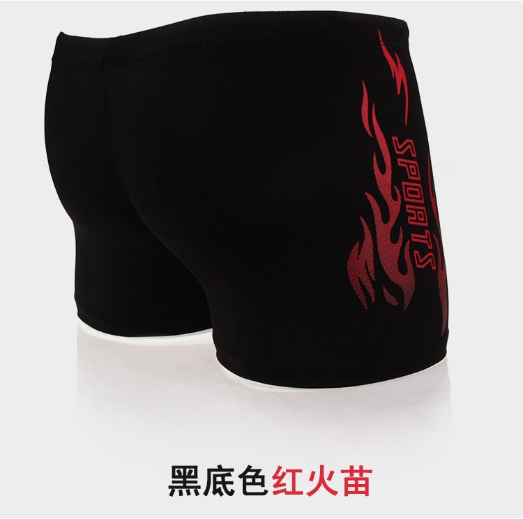 Quần bơi nam quần boxer nam năm điểm mẫu thời trang suối nước nóng nam kích thước lớn da cá mập thiết bị đồ bơi nhanh khô quần bơi nam lửng