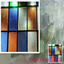 Stone grain three-dimensional embossed tempered glass-manufacturers custom-made porch partition corridor screen process glass doors and windows