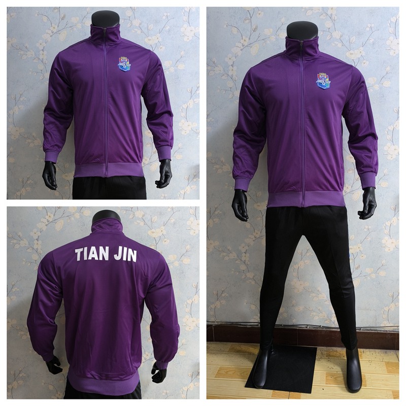 Chinese Super League Tianjin Teda Jinmen Tiger Football Jersey Training Uniform Long-Sleeve Jacket Sports Fitness Cycling Fan Clothing Chinese Super League Tianjin Teda Jinmen Tiger Football Jersey Training Uniform Long-Sleeve Jacket Sports Fitness Cycling Fan Clothing