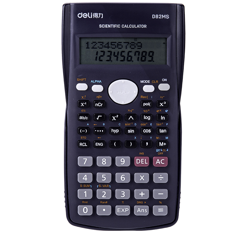 Able D82MS Multifunction Functions Scientific Calculator Primary School Students Examination 12 Financial Use 