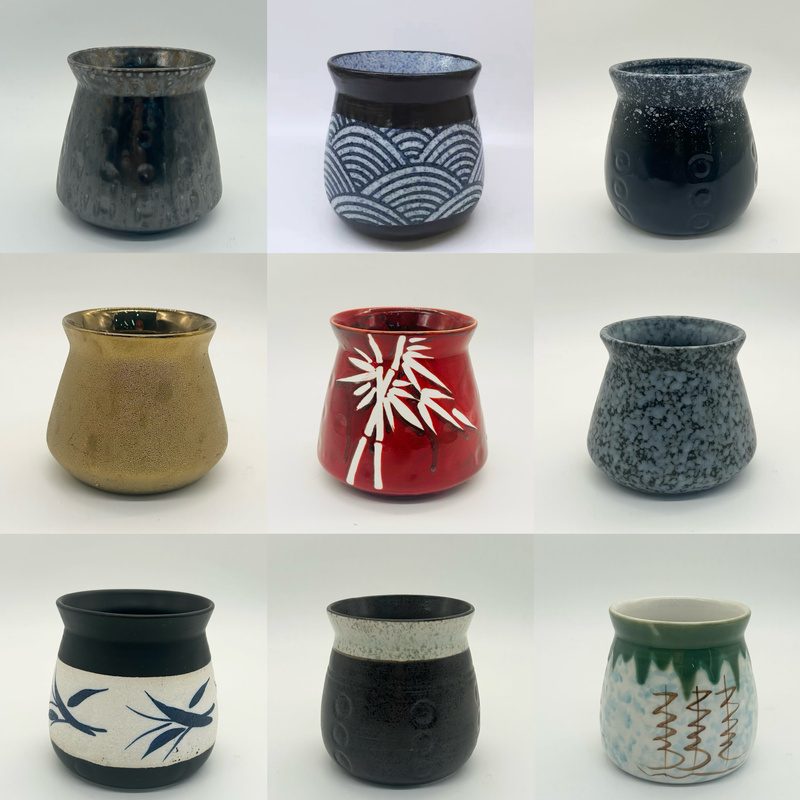 Japanese Retro Barbecue Cup, Creative Beef Rib Sauce Ceramic Jar, Squid Jar, Hot Pot Skewers, Chopsticks, Skewer Jar