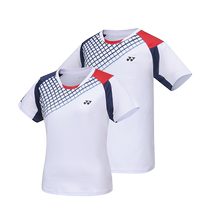 2024 new yonex Yonex badminton clothing for men and women quick-drying short-sleeved tops yy tennis clothing sportswear