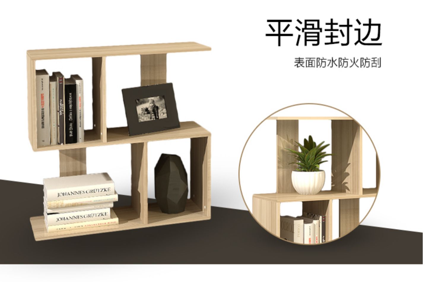 Giá sách kệ sàn đơn giản kệ học sinh nhỏ kệ sách kết hợp miễn phí đơn giản sáng tạo hiện đại kệ sách - Kệ gia sach