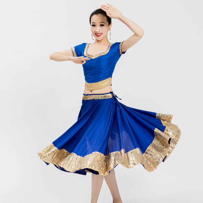 Yeman Indian Dance Women's Dress Big Swing Wide Phnom Penh Short Dress Group Purchase Outsuit Adult Children Lenha Yarn Li 100 Hitch