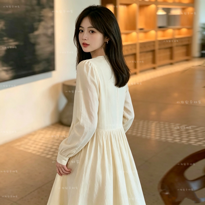 Maternity Dress for Autumn 2026, New Style That Doesn'T Show Pregnancy, Stylish Maternity Wear for Outerwear, High-End Feel, Suitable for Commuting during Pregnancy Maternity Dress for Autumn 2026, New Style That Doesn'T Show Pregnancy, Stylish Maternity Wear for Outerwear, High-End Feel, Suitable for Commuting during Pregnancy