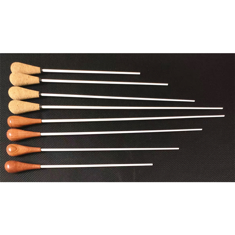 Music Baton, Conductor's Baton, Red Sandalwood, Artificial Cork Shaft Handle, Carbon Fiber Shaft, 25-30-40cm Long