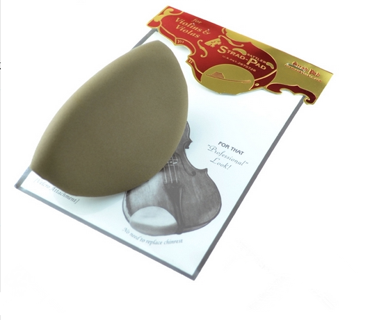 American Strad-Pad Violin Chinrest Pad Black Beige Standard Large Size Hypoallergenic Comfortable Soft Genuine Product