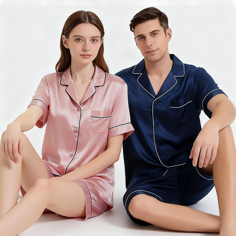 Extra Large Size M-4Xl 100% Mulberry Silk Men's and Women's Short-Sleeved Shorts Mid-Pants Pajamas Silk Silk Home Clothes Silks and Satins Extra Large Size M-4Xl 100% Mulberry Silk Men's and Women's Short-Sleeved Shorts Mid-Pants Pajamas Silk Silk Home Clothes Silks and Satins