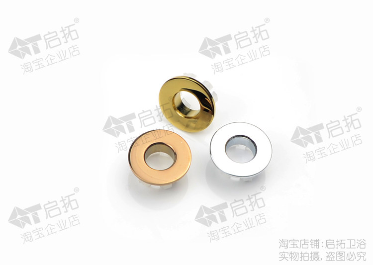 Ceramic washbasin overflow outlet decorative ring, plastic decorative cover for washbasin overflow outlet, copper decorative ring undefined