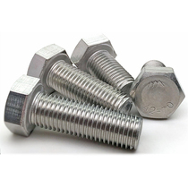 M18M20-1 5 304 stainless steel fine tooth outer hexagon screw small tooth hexagon head bolt DIN733 fine wire buckle