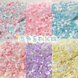 Японские светлые стеклянные бусины, ожерелье ручной работы, цепочка, 20 грамм