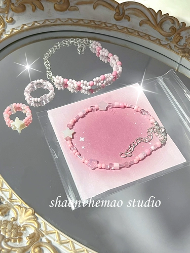 Металлический браслет из бисера из нержавеющей стали ручной работы, бусины, аксессуары, не выцветает, DIY