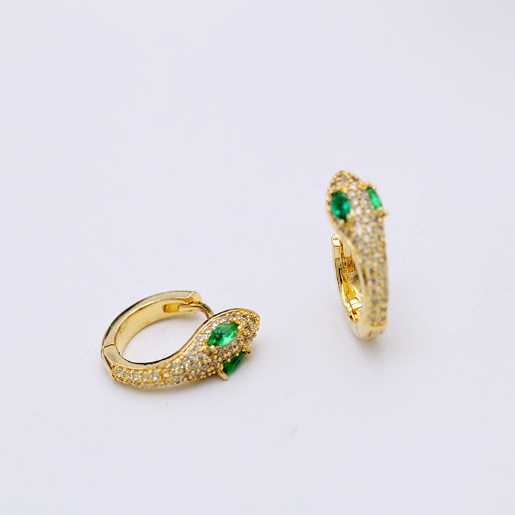 Snake Earrings & Diamondrecommend    Same   925 silver needle   dinosaur   snake   crocodile   honeybee   eye   Earrings   Ear Studs   Ear clip