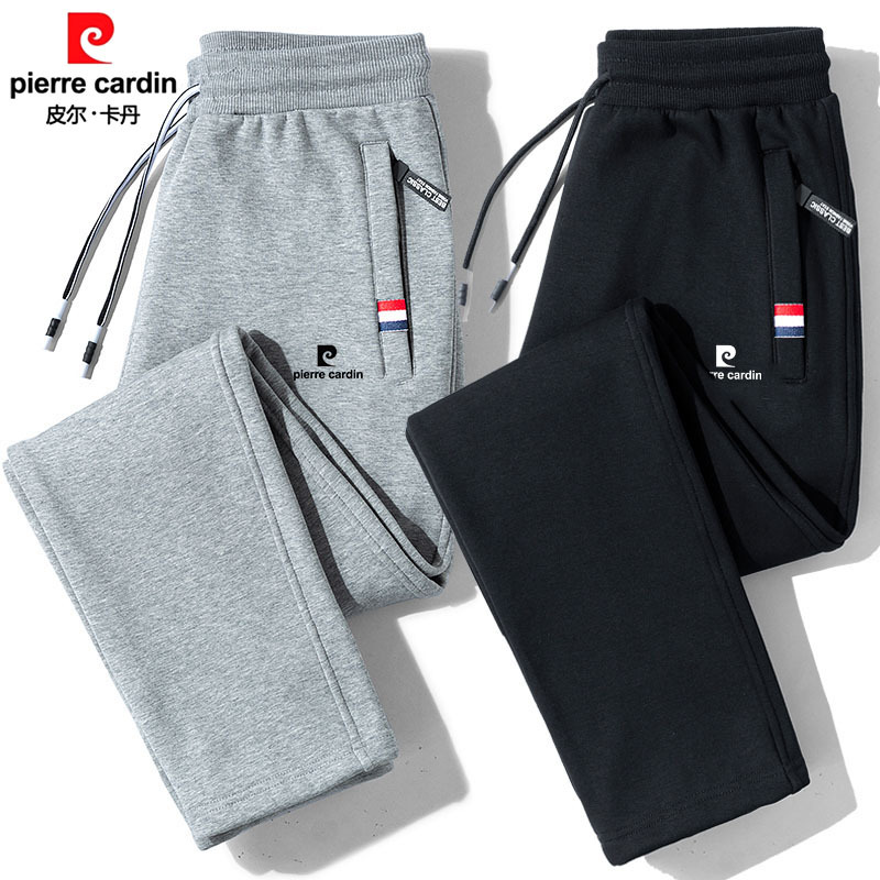 Pierre Cardin Spring and Autumn Pure Cotton Popular Men's Sweatpants Loose Large Size Straight Casual Sweatpants Long Pants Pierre Cardin Spring and Autumn Pure Cotton Popular Men's Sweatpants Loose Large Size Straight Casual Sweatpants Long Pants