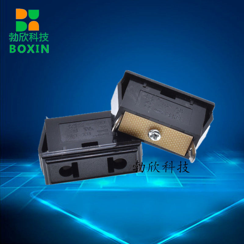 AC Power Socket Beauty Gauge European Gauge National Standard Two-Plug Power Socket Screens Embedded Wiring BX-6E