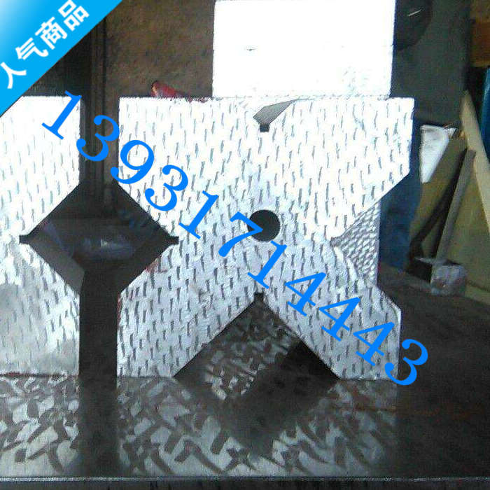 Single-port three-port four-port V-frame cast iron V-frame cross-line V-shaped iron inspection V-shaped block measurement V-frame V-shaped base