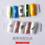 misskris Nike, puma, наклейка для маникюра, популярно в интернете, 3D, кола