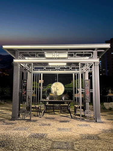 Дорожная современная металлическая вилла, алюминиевый сплав, делается под заказ