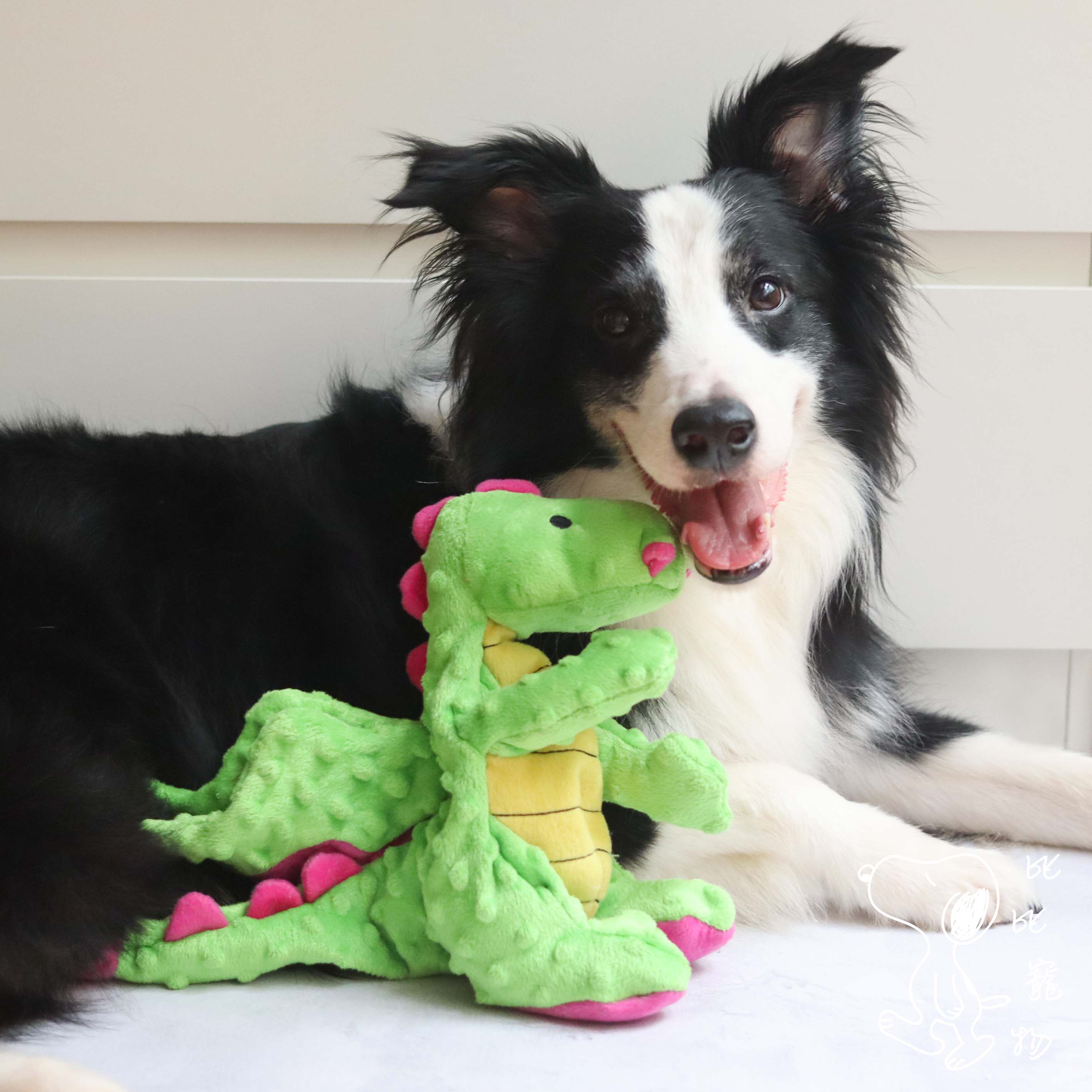 American GoDog flying dragon dog plush toy dinosaur bite-resistant sound paper) Bibi pet