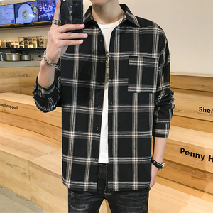 【BLL】秋季宽松男士休闲衬衫