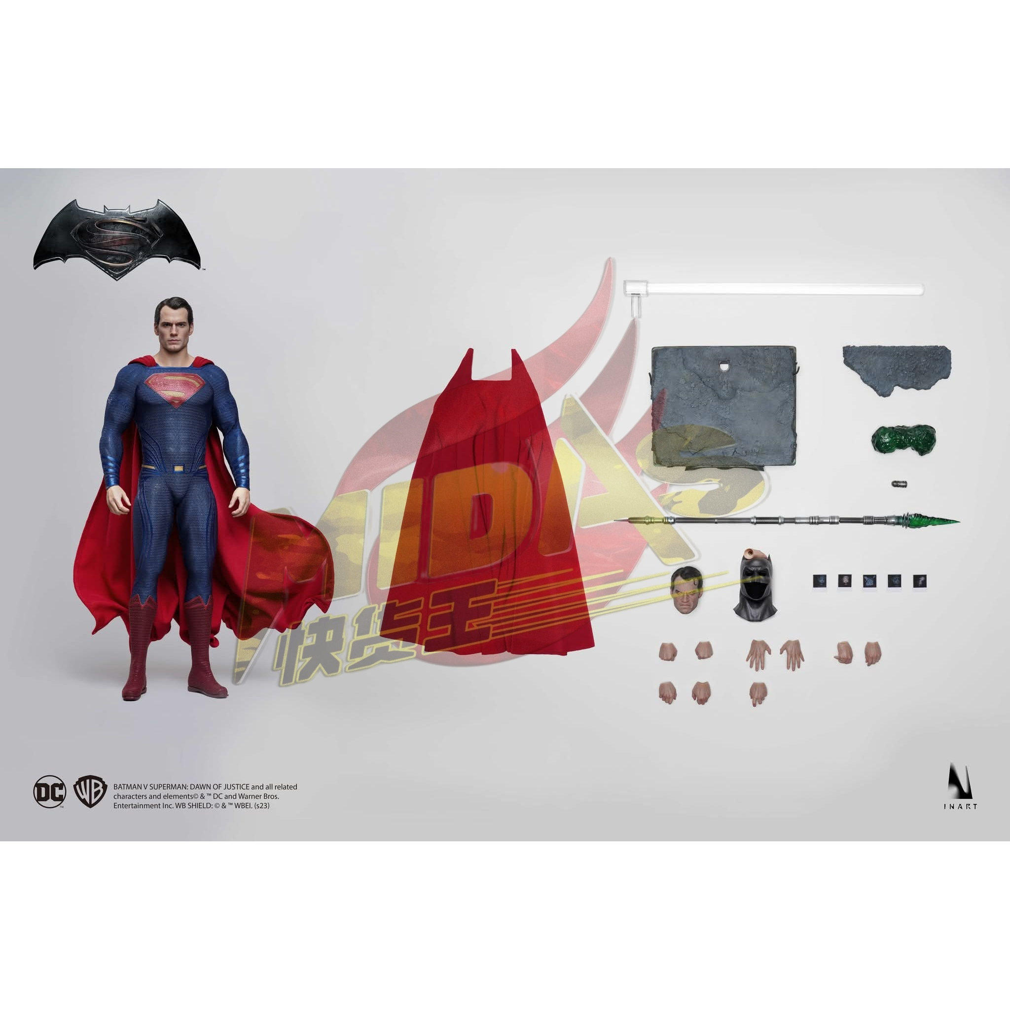 Brand new in stock! inart bvs dawn of justice superman ag007: a 