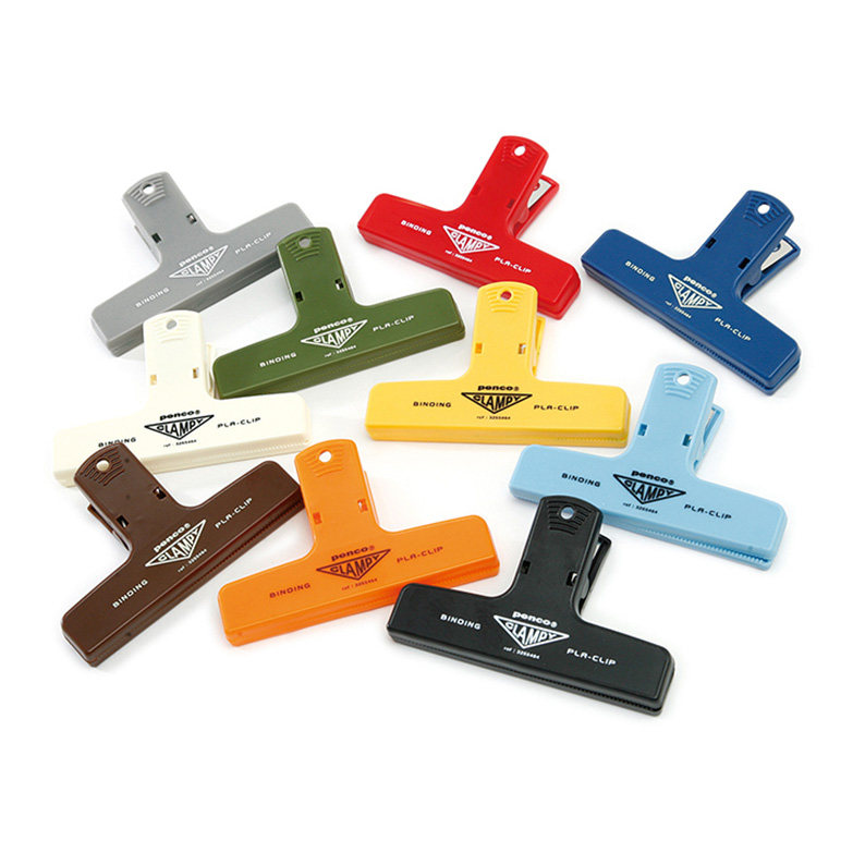 Japan HIHTIDE Penco Retro Creative Stationery Office Color Plastic Clip Collection Clip Handbill Bill
