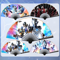 Carry-on Ottmann fan cartoon Cartoon Boys Children Elementary School Kids Ancient Wind Bifacial Fold Fan Custom Personality Pattern