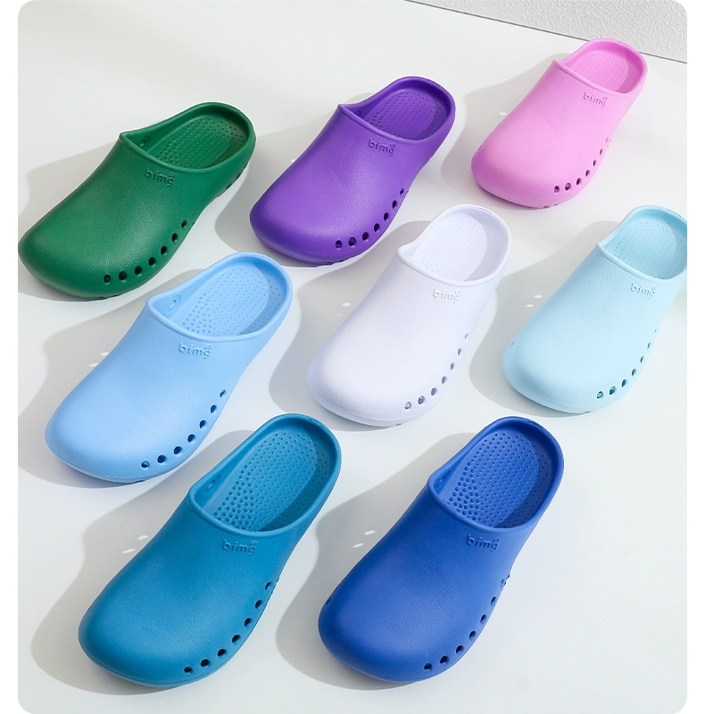 Somei surgical shoes operating room slippers for men and women doctors and nurses non-slip clean room toe shoes EVA work shoes