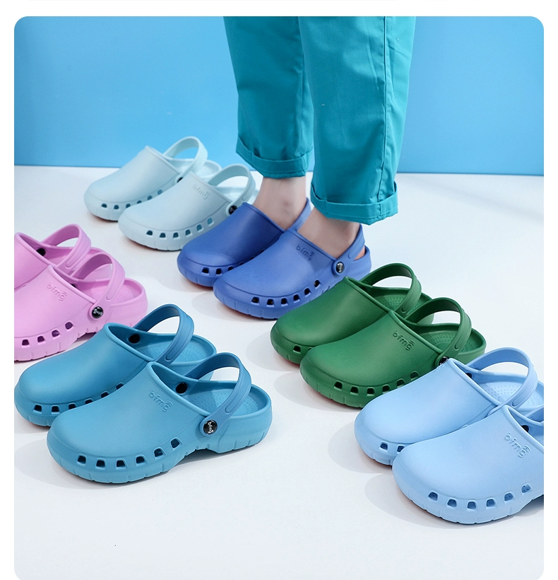 Somei surgical shoes operating room slippers for men and women doctors and nurses non-slip clean room toe shoes EVA work shoes