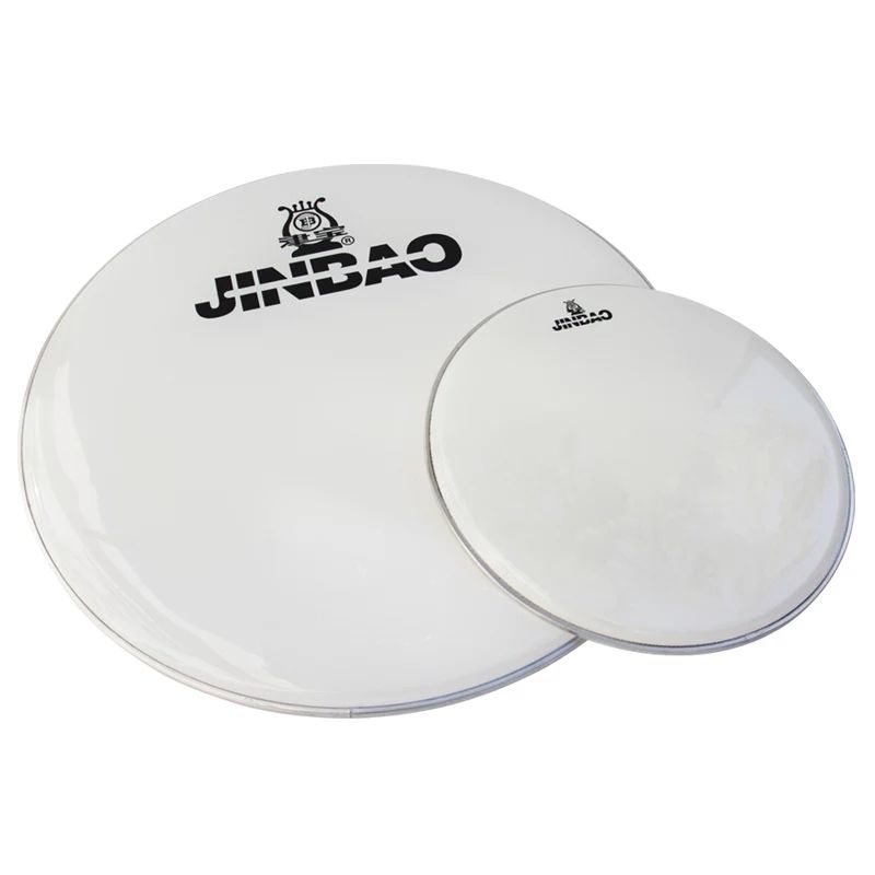 Jinbao shelf drum skin PVC milky white snare drum skin 13 14 22 24 inch drum skin accessories