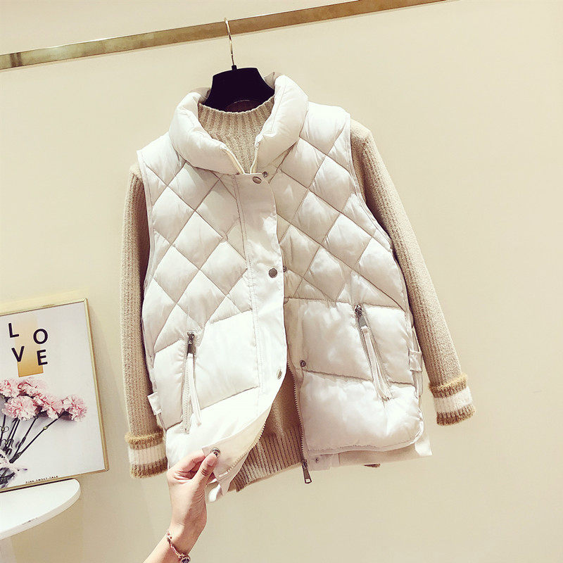 Down cotton nails fever and winter dress 2022 new Korean version of the new short cake horse clip thickened bread coat
