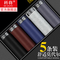 Mens underwear mens boxer Youth plus size loose breathable modal boys underwear four-corner pants mens bottoms