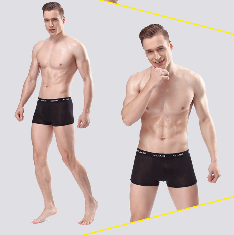 4 Hộp Quà Tặng Nam Đồ Lót Nam Boxer Nam Đồ Lót Thanh Niên Thể Thao Kích Thước Lớn Lỏng Thở Boxer