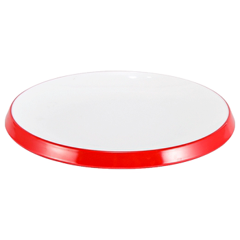 Kaiboyamemide disc imitation porcelain restaurant plate commercial dining tableware red background white noodles cold cold dish plate mix noodles