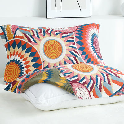 A pair of pure cotton gauze pillowcases, thickened all-cotton, simple, fresh, anti-slip and non-shedding, single couple pillowcase covers