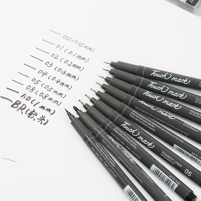 Touch Mark Water Resistant Needle Tube Pen Waterproof Needle Tube Pen Hand-painted Cartoon With Seductive Pen Paintbrush Factory Plover Sketching Pen Sketching Pen Sketchbook Pen