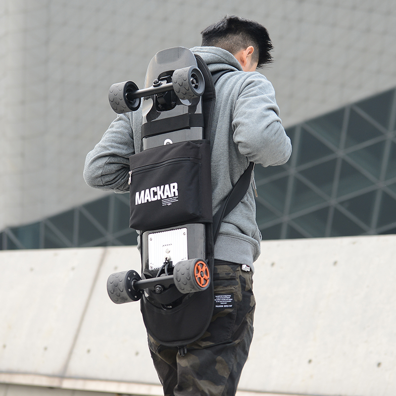 Mackar Original Design Two Shoulder Skateboard Bag Double Upplonge Mackar Original Design Two Shoulder