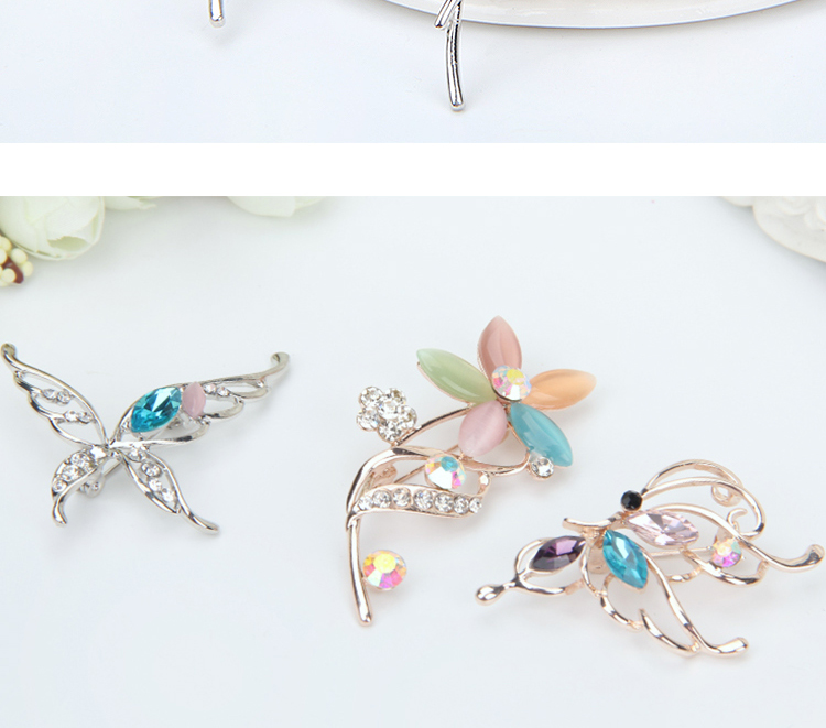 Thời trang trâm cài phụ nữ áo len cardigan áo choàng lớn trâm cài khăn choàng lụa lụa pin phù hợp với trang sức Hàn Quốc cài áo nữ sang trọng