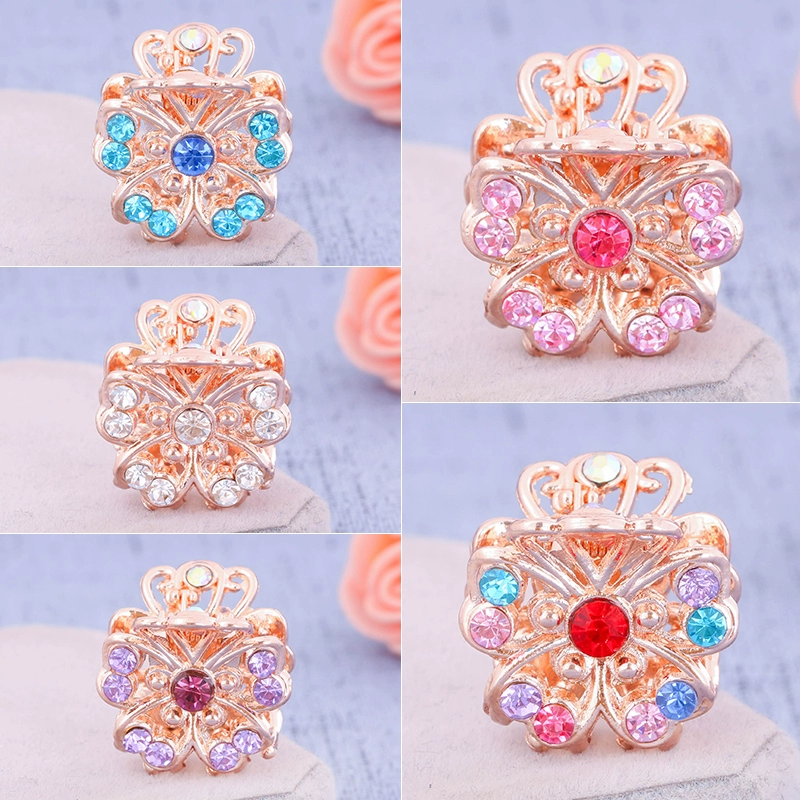 Phụ kiện tóc nhỏ Hàn Quốc bắt clip người lớn bangs clip clip tóc clip hoang dã thẻ rhinestone tóc clip nữ đầu clip trâm cài cổ trang