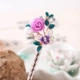 Retro cung điện cổ điển kẹp tóc cô dâu vương miện kim cương hoang dã tua bước cổ gió kẹp tóc phụ kiện trang sức