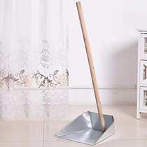 Long handle big garbage bucket super strong thick dustpan galvanized iron garbage shovel household bucket